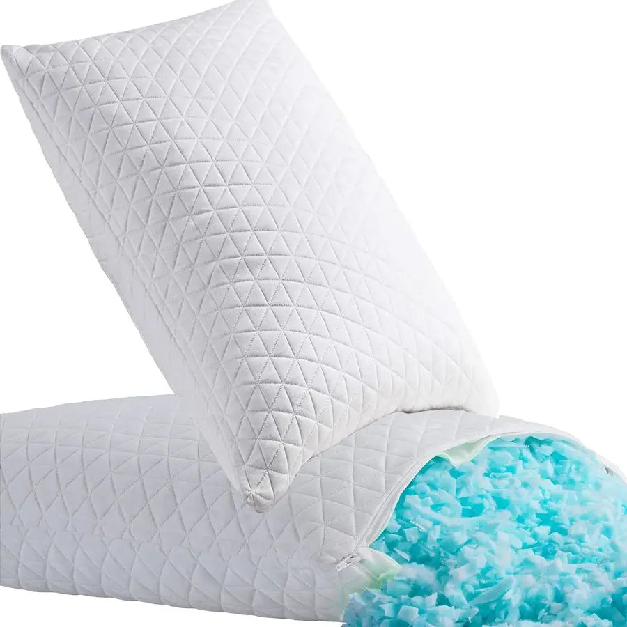 2 Pcs Adjustable Cooling Pillows