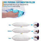 2 Pcs Adjustable Cooling Pillows