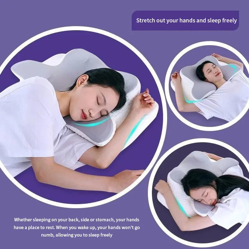 Butterfly cervical pillow