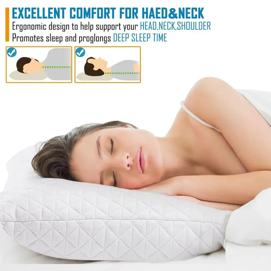 2 Pcs Adjustable Cooling Pillows