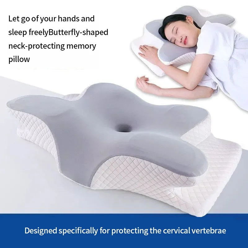 Butterfly cervical pillow