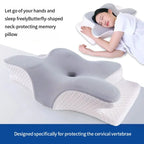 Butterfly cervical pillow